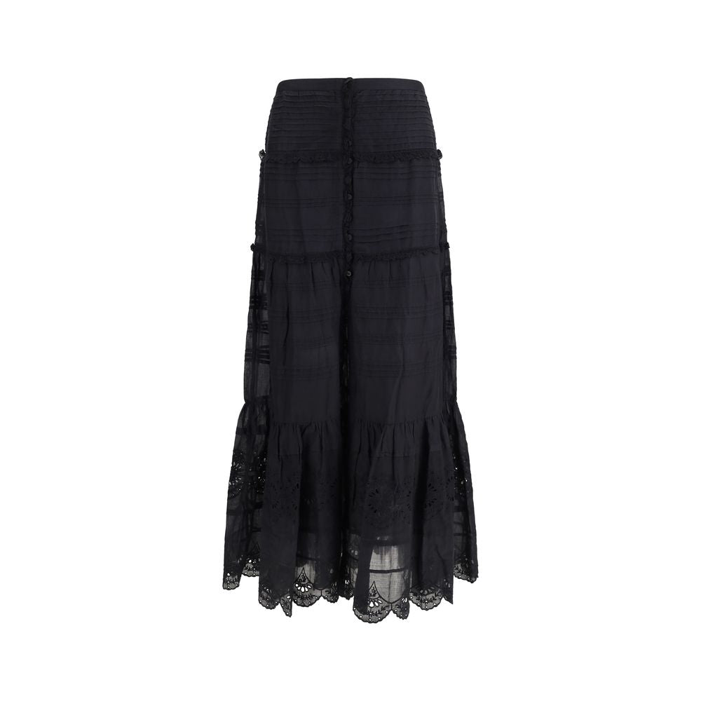 Marant Étoile Black Paoline Maxi Skirt