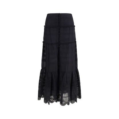 Marant Étoile Black Paoline Maxi Skirt