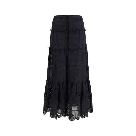 Marant Étoile Black Paoline Maxi Skirt