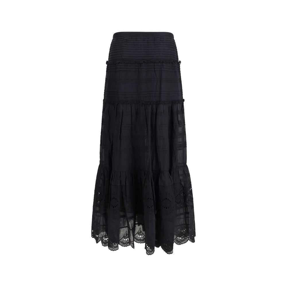 Marant Étoile Black Paoline Maxi Skirt