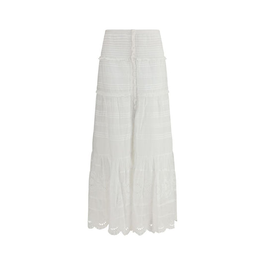 Marant Étoile White Paoline Maxi Skirt