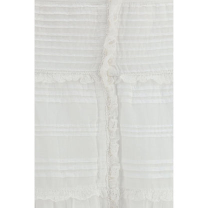 Marant Étoile White Paoline Maxi Skirt