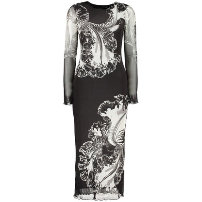 Desigual Reims Lacroix Black Long-Sleeved Dress