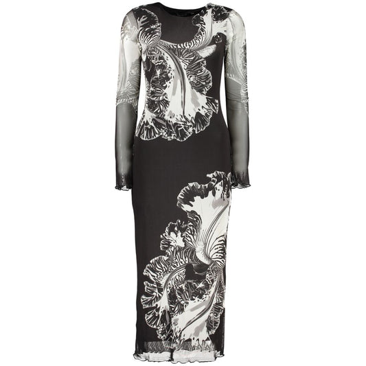 Desigual Reims Lacroix Black Long-Sleeved Dress