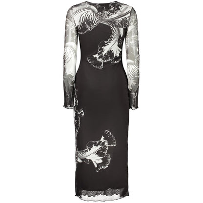 Desigual Reims Lacroix Black Long-Sleeved Dress