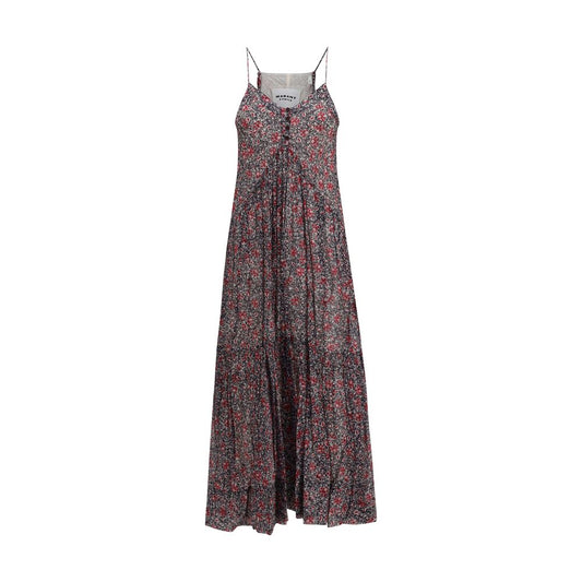 Marant Étoile Sabba Multicolor Cotton Maxi Dress