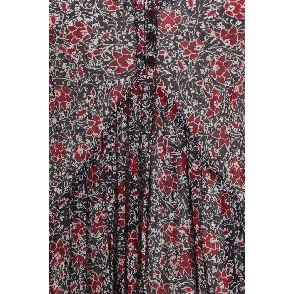 Marant Étoile Sabba Multicolor Cotton Maxi Dress