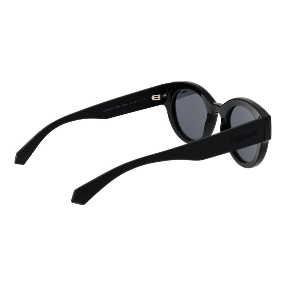Polaroid Unisex Black Polycarbonate Sunglasses