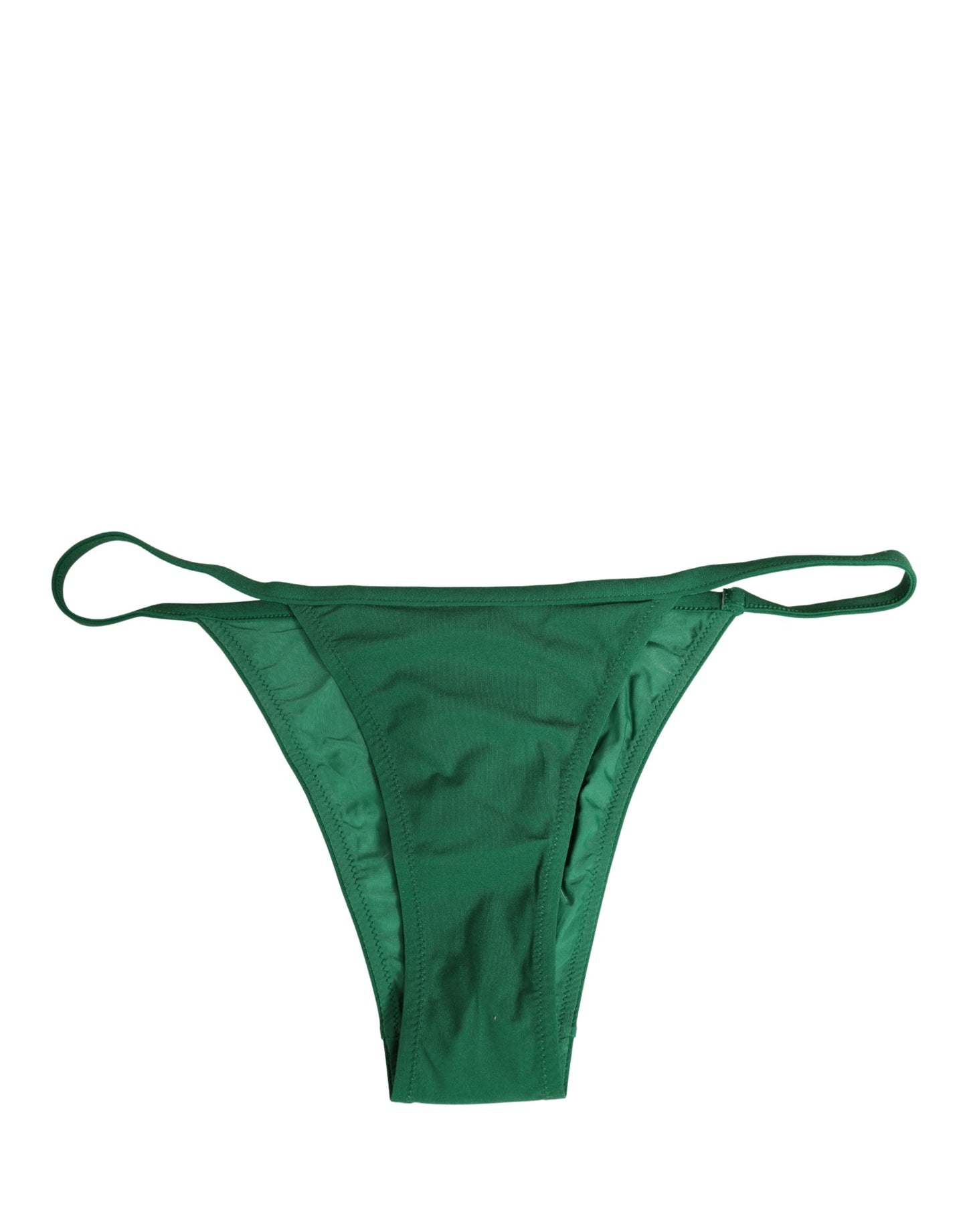 Dolce & Gabbana Green Nylon Bikini Bottom Swimwear