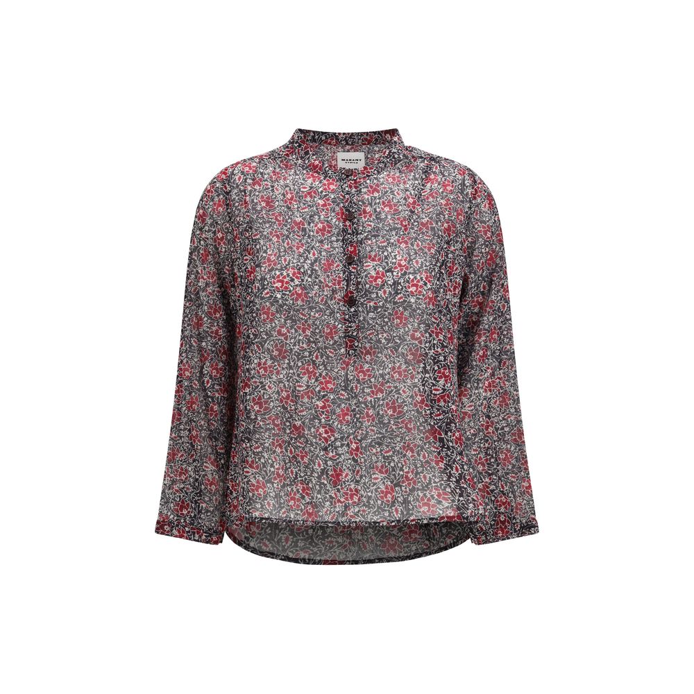 Marant Étoile Maria Floral Multicoloured Cotton Blouse