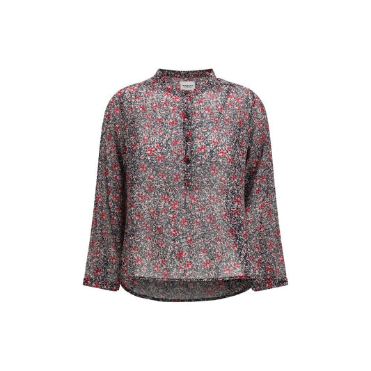 Marant Étoile Maria Floral Multicoloured Cotton Blouse