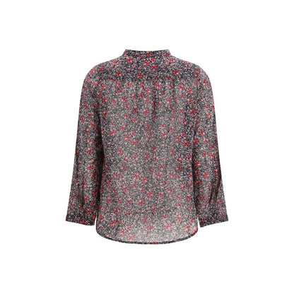 Marant Étoile Maria Floral Multicoloured Cotton Blouse