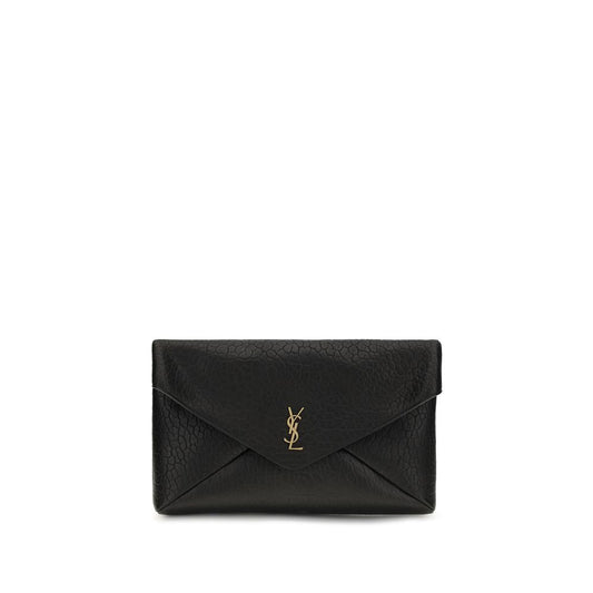 Saint Laurent Black Lamb Ovis Aries Shoulder Bag