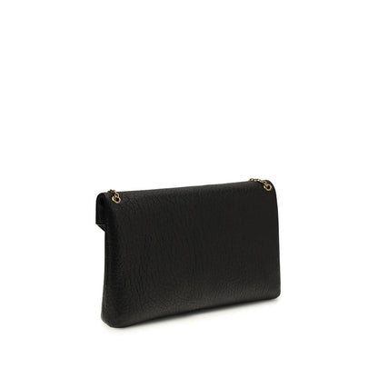 Saint Laurent Black Lamb Ovis Aries Shoulder Bag