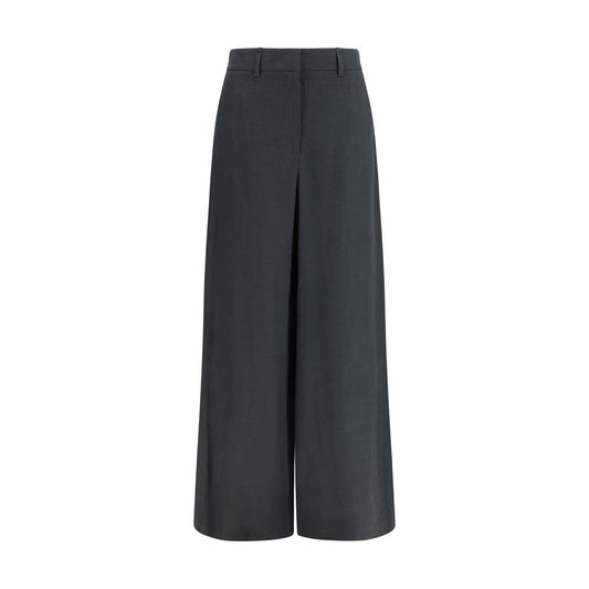 Giorgio Armani Brown Linen Casual Pants