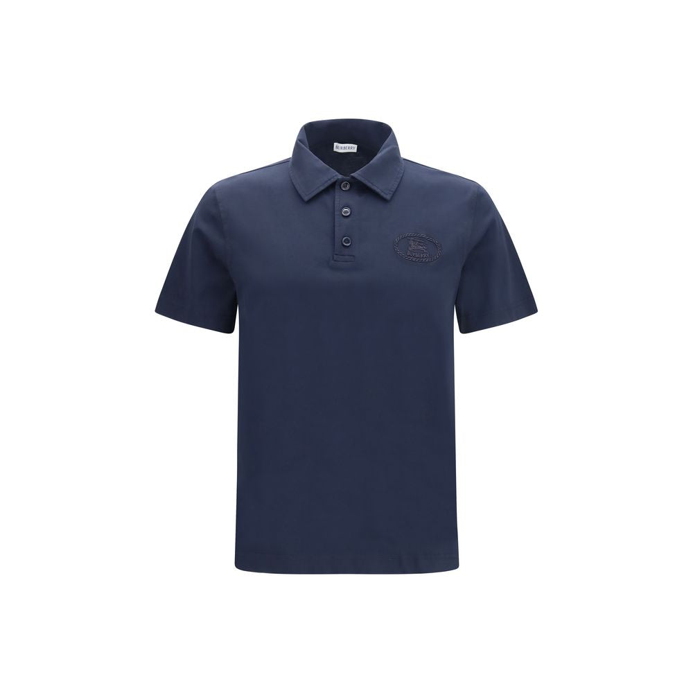 Burberry Blue Cotton Polo Shirt - S