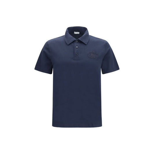 Burberry Blue Cotton Polo Shirt - S