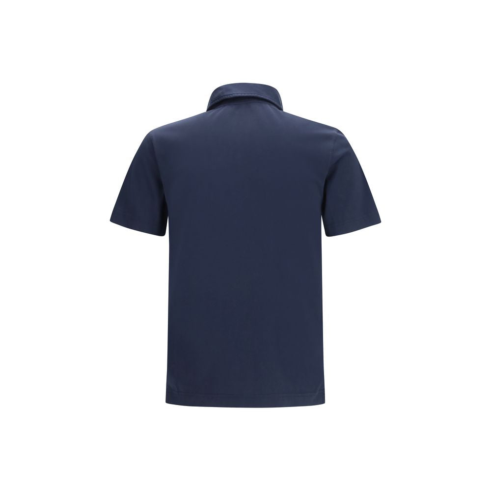 Burberry Blue Cotton Polo Shirt - S