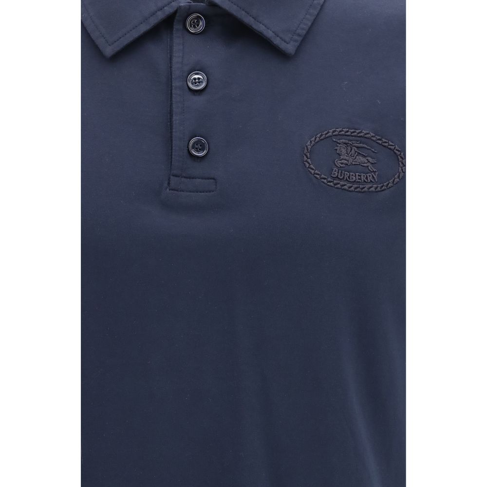 Burberry Blue Cotton Polo Shirt - S