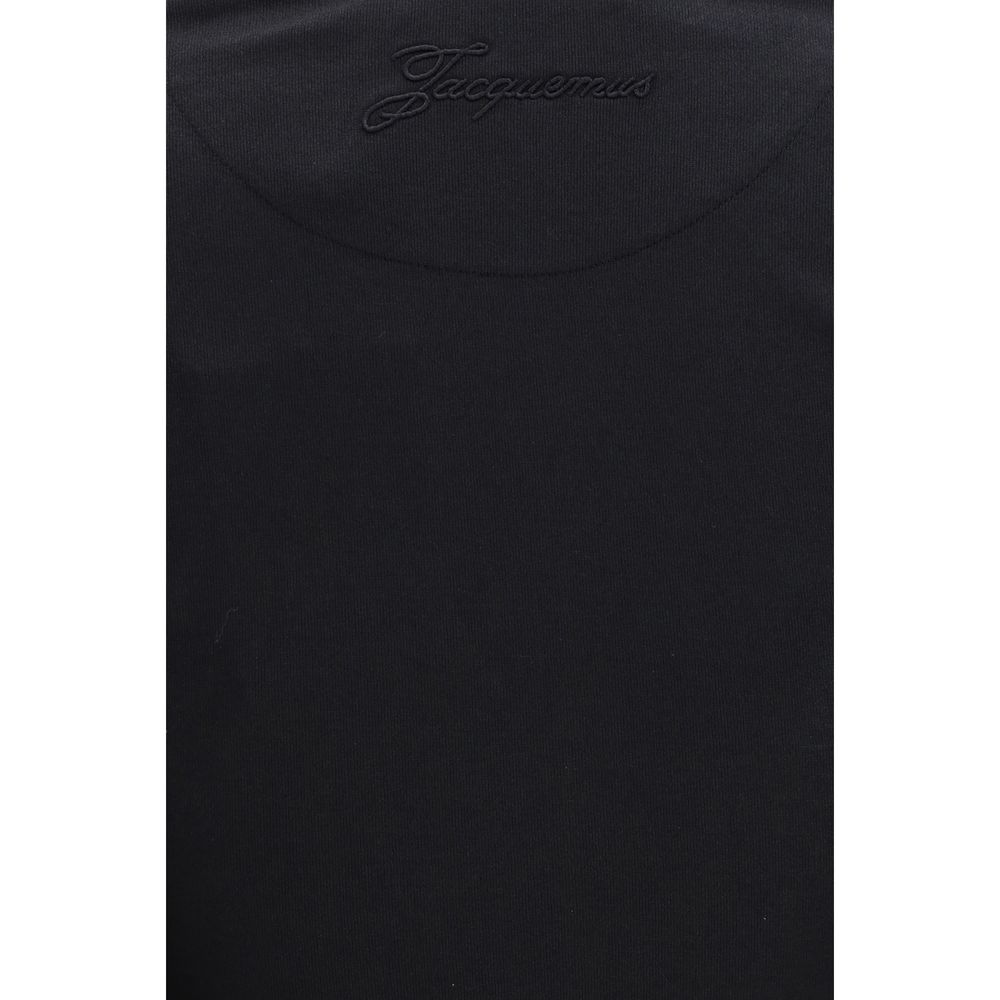 Jacquemus Paysan Wrap Top in Black Cotton