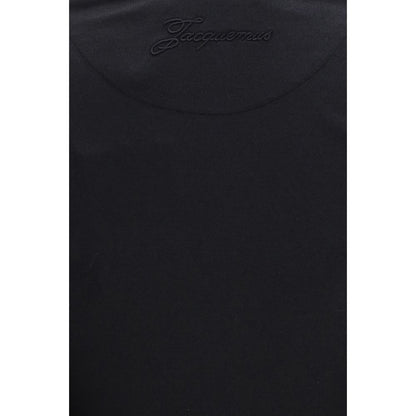 Jacquemus Paysan Wrap Top in Black Cotton