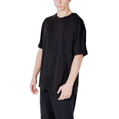 Calvin Klein Sport Black Cotton Short Sleeve T-Shirt for Men