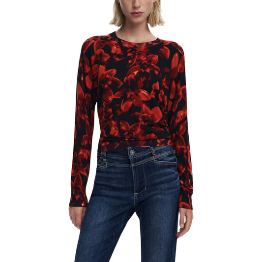 Desigual Black Viscose Sweatshirt JERS_LUND