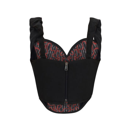 Vivienne Westwood Sunday Corset Top - Black Polyester Blouse