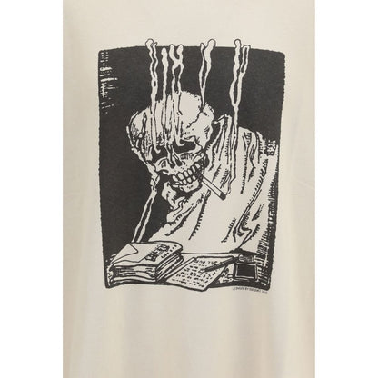 Our Legacy Beige Cotton Sweatshirt - Angry Fan Mail Oversized Graphic