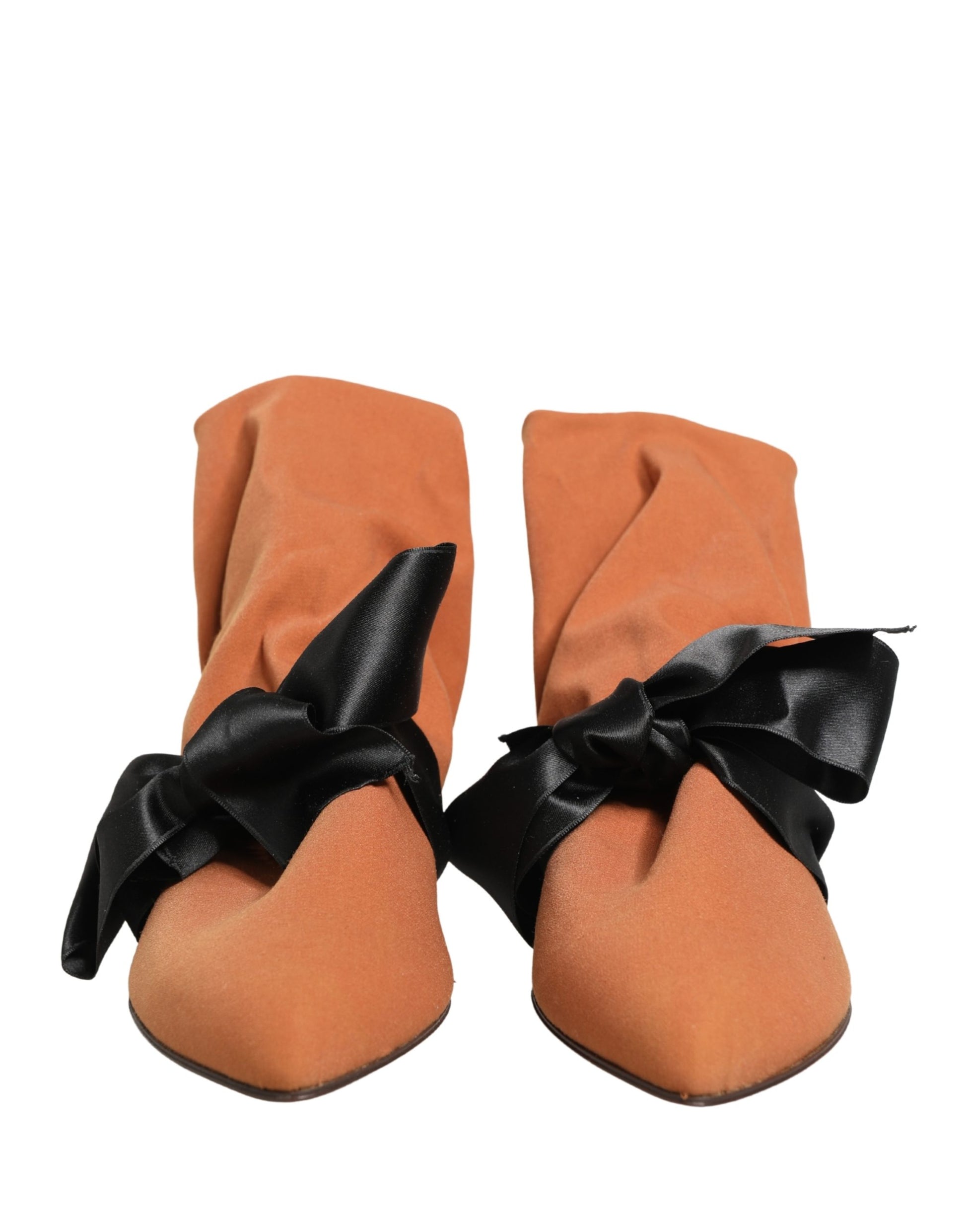Dolce & Gabbana Brown Black Suede Boots