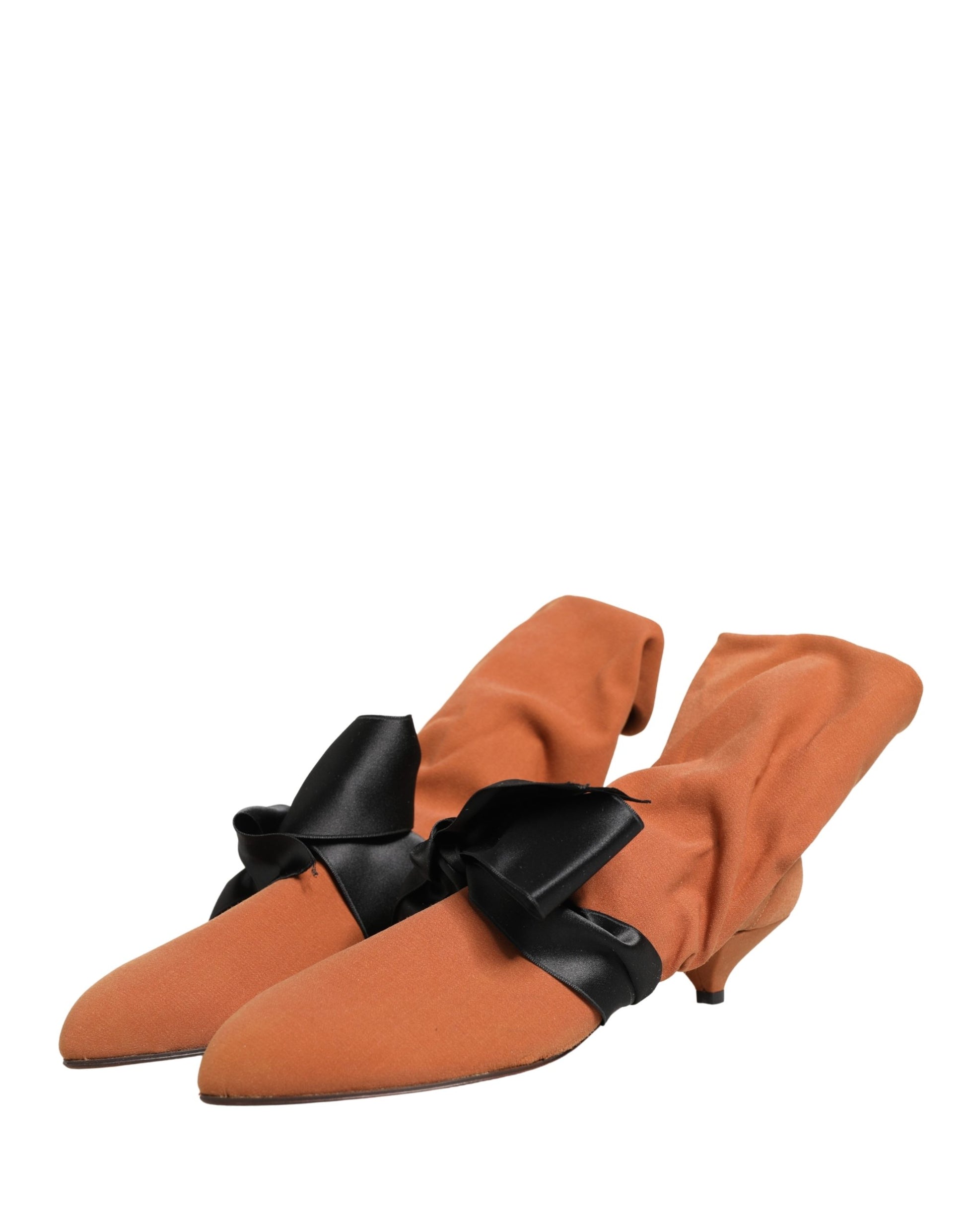 Dolce & Gabbana Brown Black Suede Boots