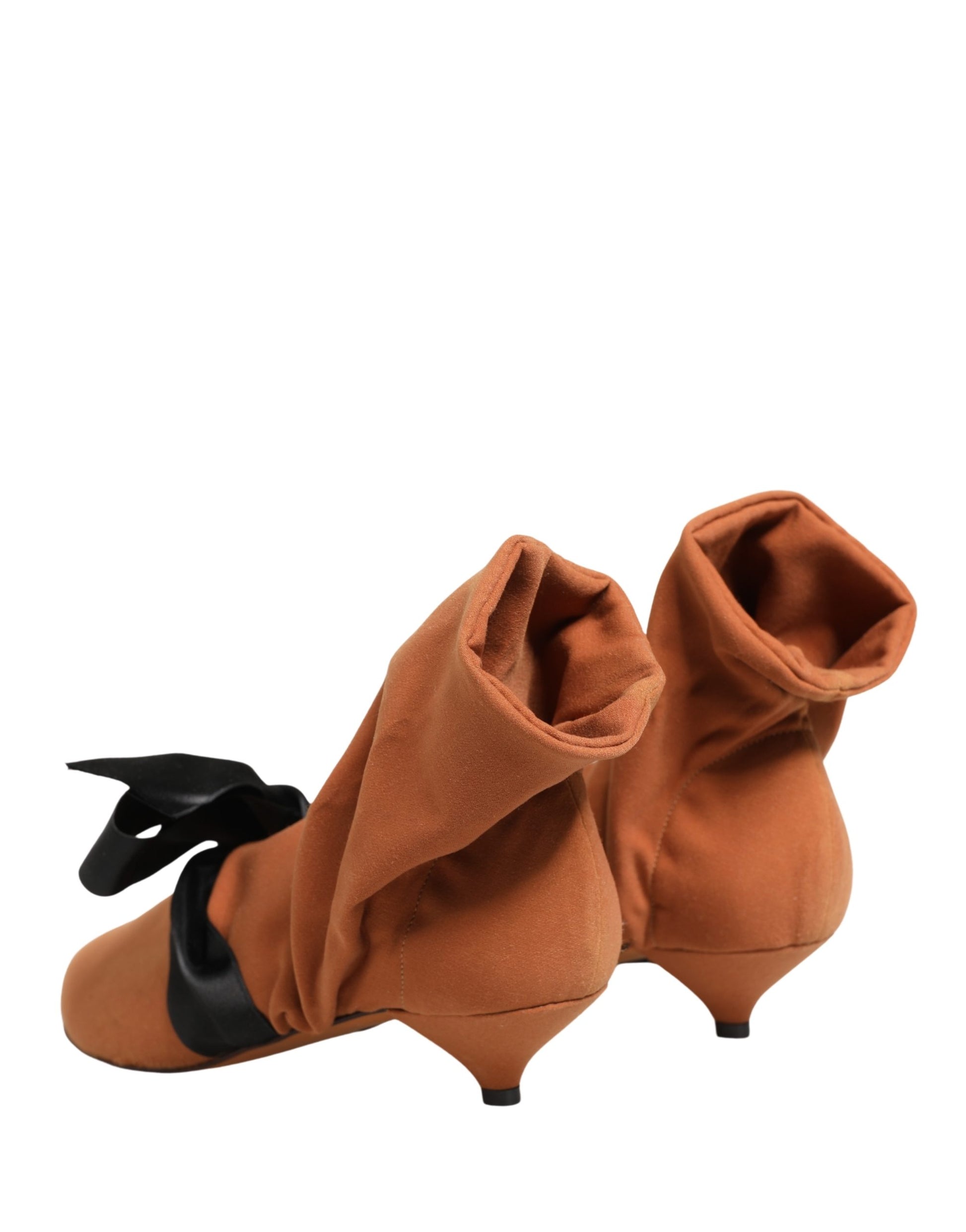 Dolce & Gabbana Brown Black Suede Boots