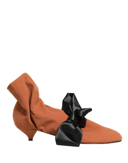 Dolce & Gabbana Brown Black Suede Boots