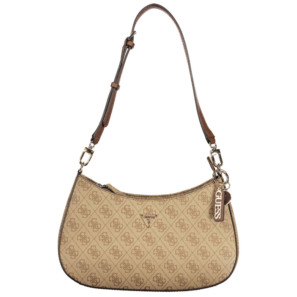 Guess Jeans Beige Polyurethane Women's Handbag