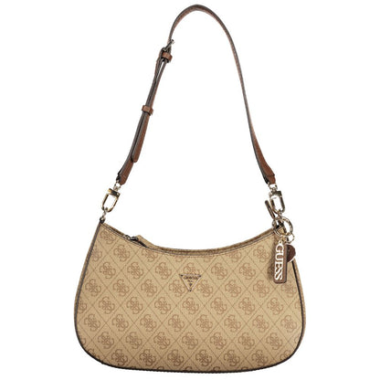 Guess Jeans Beige Polyurethane Women's Handbag