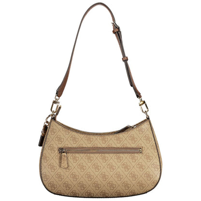 Guess Jeans Beige Polyurethane Women's Handbag
