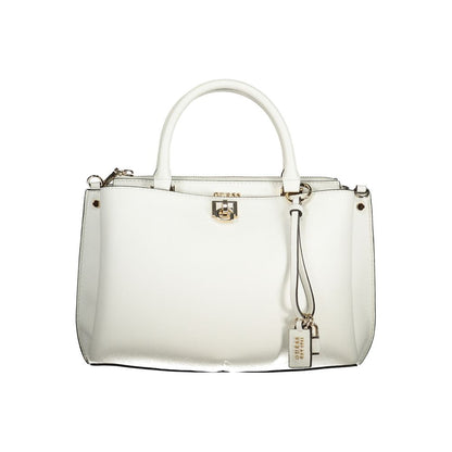 Guess Jeans Bianco Poliuretano Women's Handbag