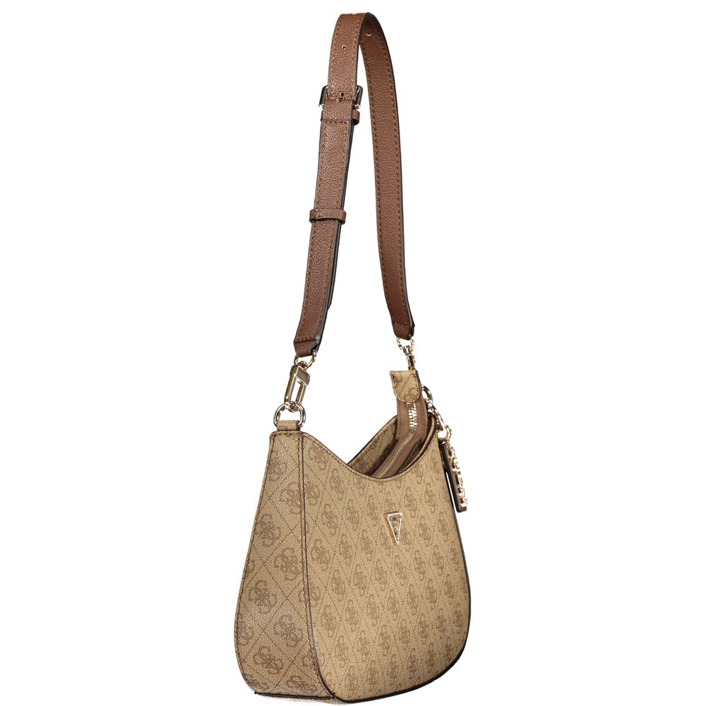 Guess Jeans Beige Polyurethane Women's Handbag