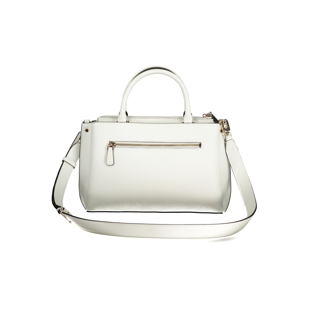 Guess Jeans Bianco Poliuretano Women's Handbag