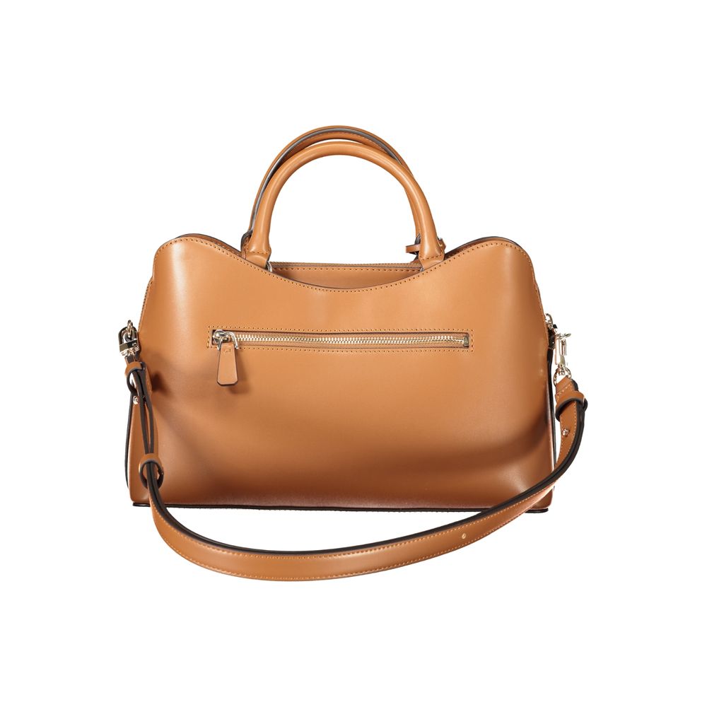 Guess Jeans Marrone Poliuretano Women Handbag – Elevate Your Style