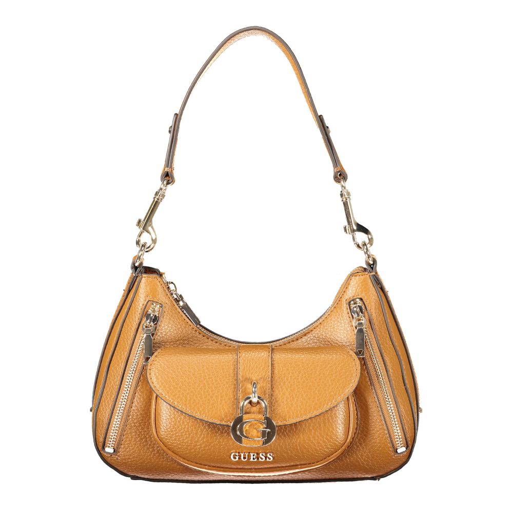 Guess Jeans Marrone Poliuretano Women's Handbag