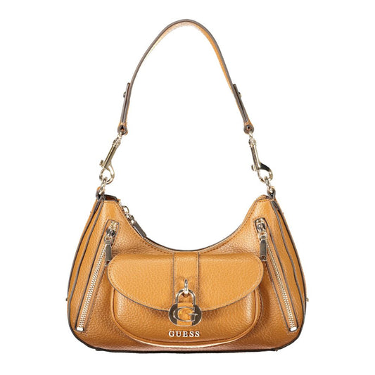 Guess Jeans Marrone Poliuretano Women's Handbag