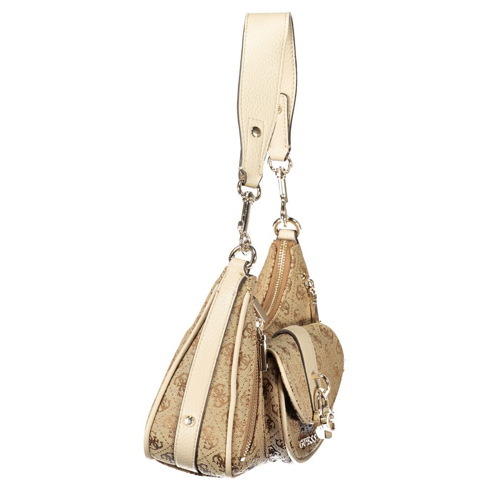Guess Jeans Beige Poliuretano Women Handbag