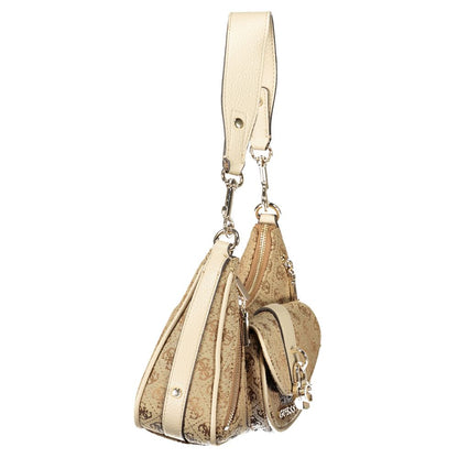 Guess Jeans Beige Poliuretano Women Handbag