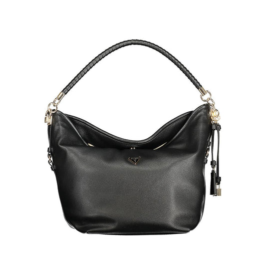 Guess Jeans Black Polyethylene Handbag - Danya Bag
