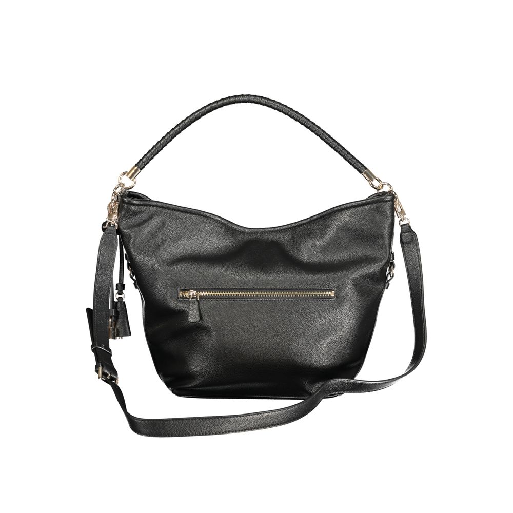 Guess Jeans Black Polyethylene Handbag - Danya Bag