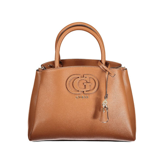 Guess Jeans Brown Polyethylene Handbag - ISOLA BAG