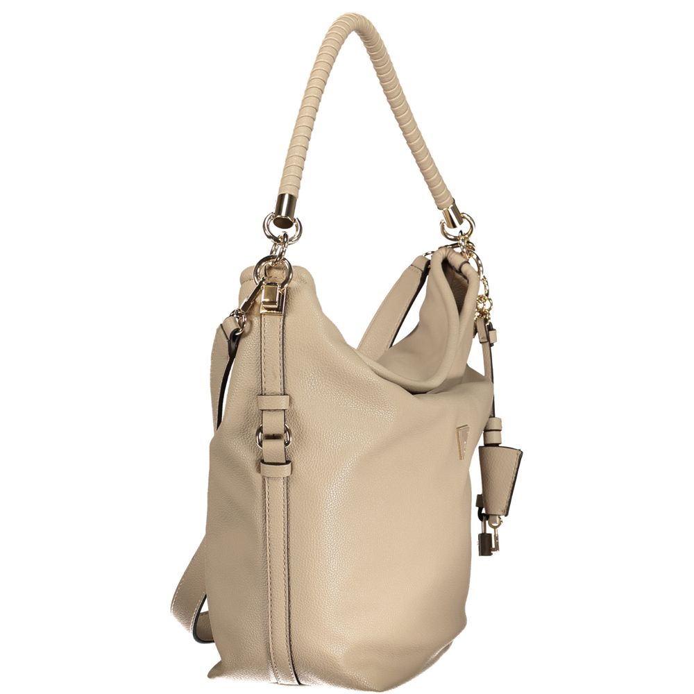 Guess Jeans Beige Polyethylene Handbag - Danya Bag