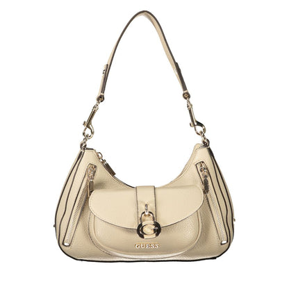 Guess Jeans Beige Polyethylene Jessa Handbag