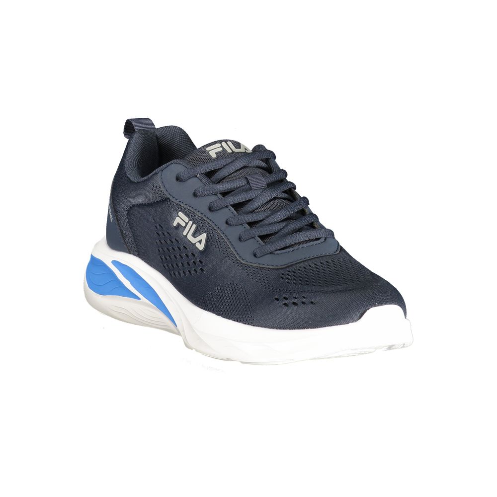 Fila Blue Polyester Athletic Sneakers: Performance with Style